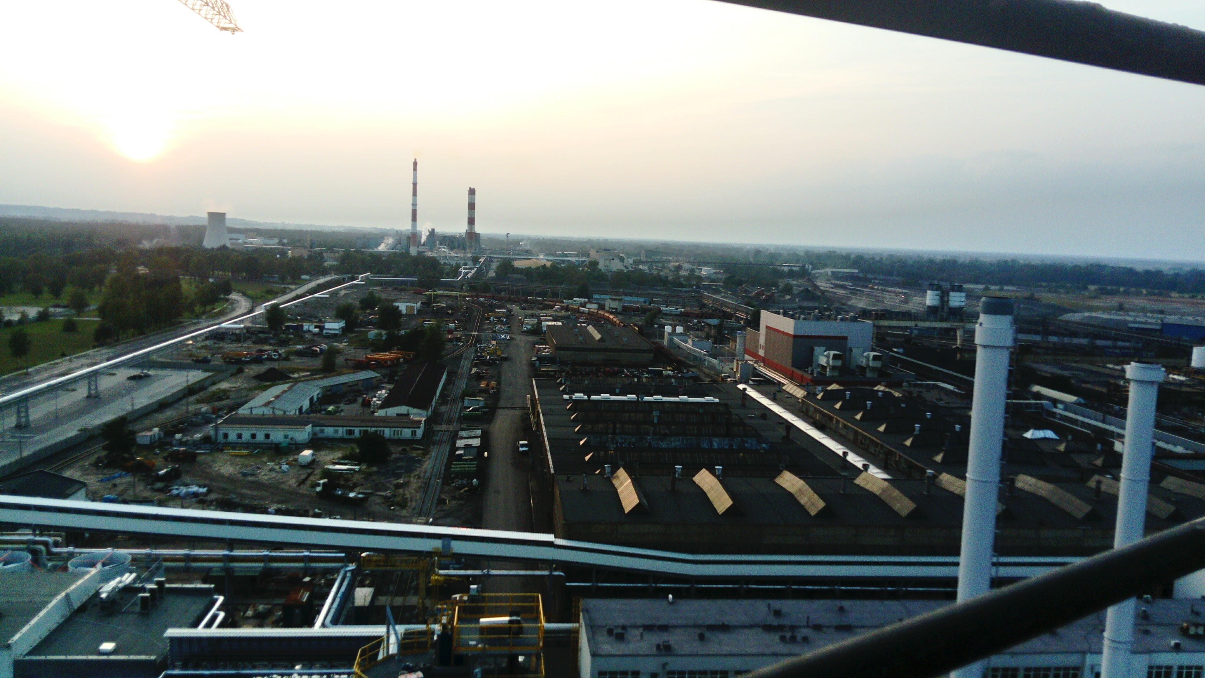 Widok zakladu przemyslowego