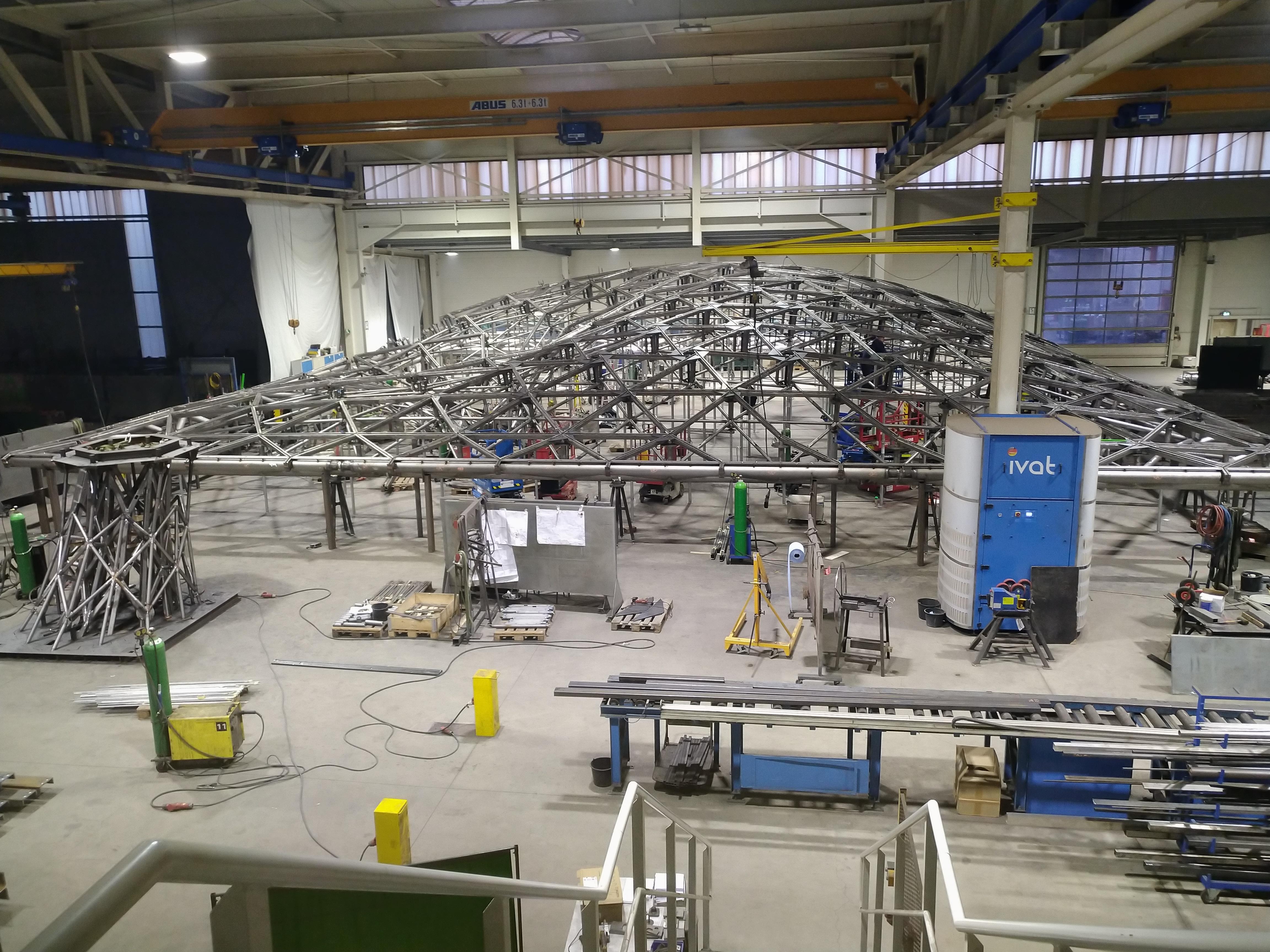 Widok ogolny konstrukcji kopulowej